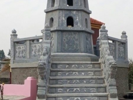 765 Long an mộ tháp đá đẹp