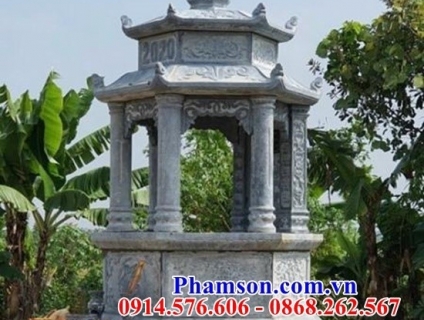 790 Mẫu tháp am đá thờ tro cốt song thân