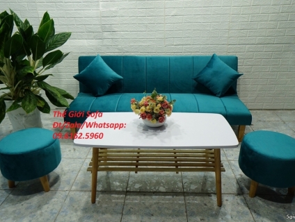 Bộ bàn ghế sofa giường dài 1m7 ở Thế Giới Sofa Hồ Chí Minh