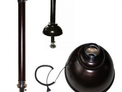 Chao đèn ống chụp hút khói mùi bếp nướng tại bàn giá rẻ Hà Nội