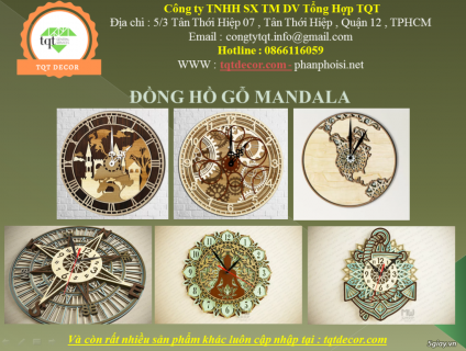 Tìm đại lý phân phối Sản phẩm Tranh gỗ phong cách mandala tqtdecor