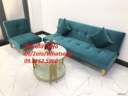 Bộ bàn ghế sofa nguyên set ghế dài và ghế đơn ở Thế Giới Sofa HCM