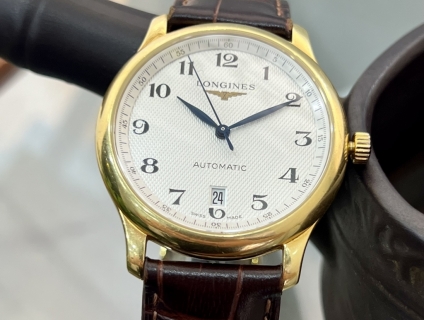 •••L0ngines MASTER COLLECTION vỏ vàng đúc 18k