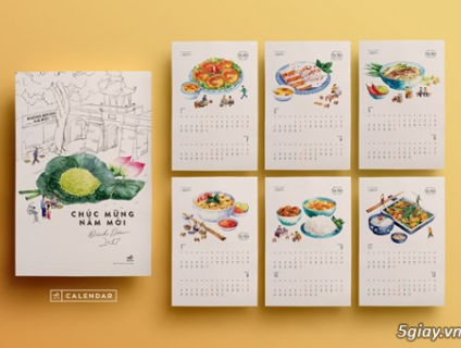 in lịch treo tường 13 tờ giá tốt