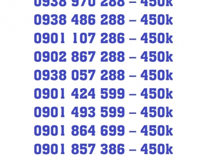 Sim Giá Rẻ - Sim Thần Tài Lộc Phát - Sim Phong Thủy - Sim Trả Trước