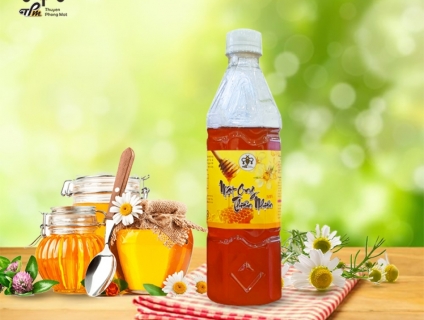 Mật ong hoa Nhãn Thuyên Phong Mật 1.000g -Nguyên chất 100% từ thiê