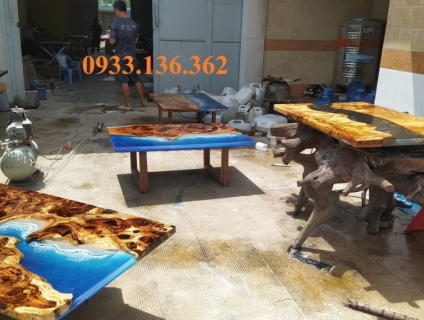 BÀN GỖ EPOXY RESIN