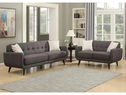 GHế SOFA BĂNG MÀU XÁM NỔI BẬT