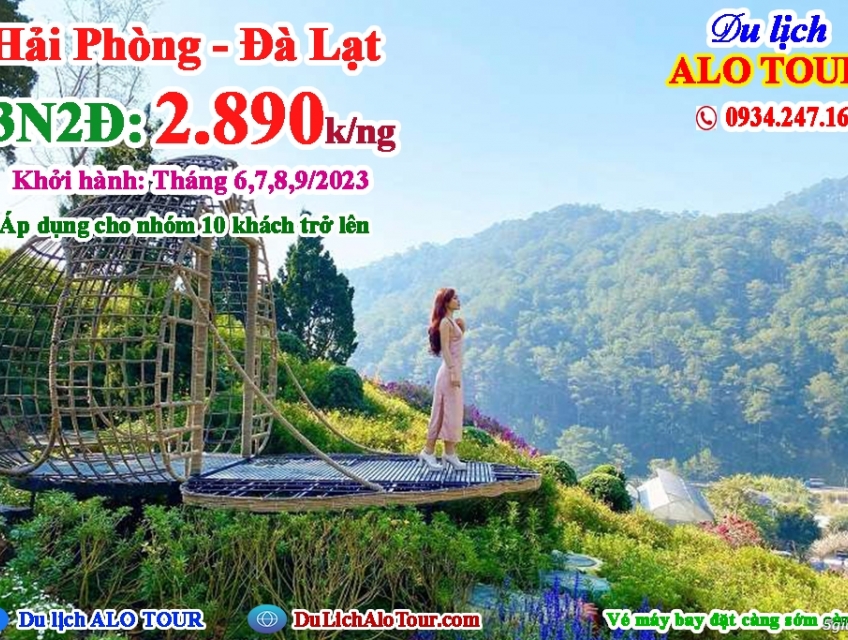 Tour du lịch Hải Phòng - Đà Lạt 2023