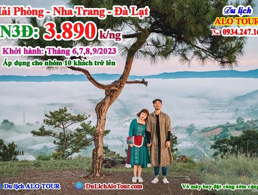 Tour du lịch Hải Phòng - Nha Trang -  Đà Lạt 2023