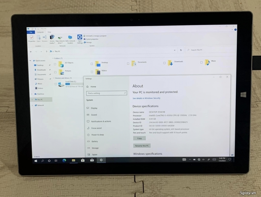 Cần bán Surface Pro 3 đẹp Keng linew Chỉ 2Tr