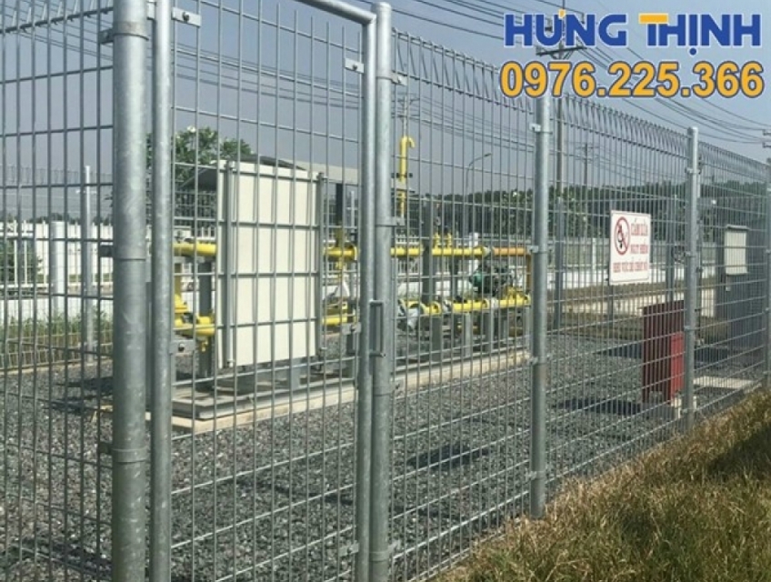 Hàng rào ngăn kho, hàng rào nhà xưởng, vách lưới nhà xưởng