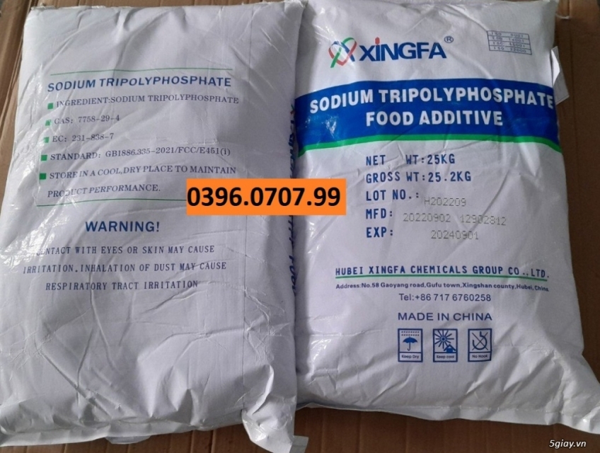 Phụ gia giòn dai Sodium Tripolyphosphate - STPP (E451) China