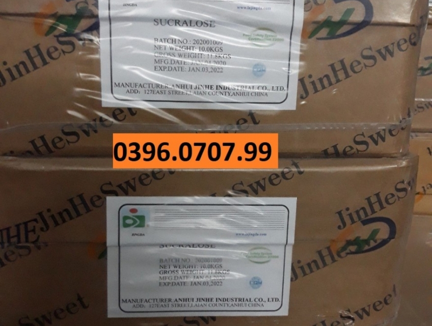 Đường nhân tạo siêu ngọt SUCRALOSE (E955) - Chất tạo ngọt tổng hợp
