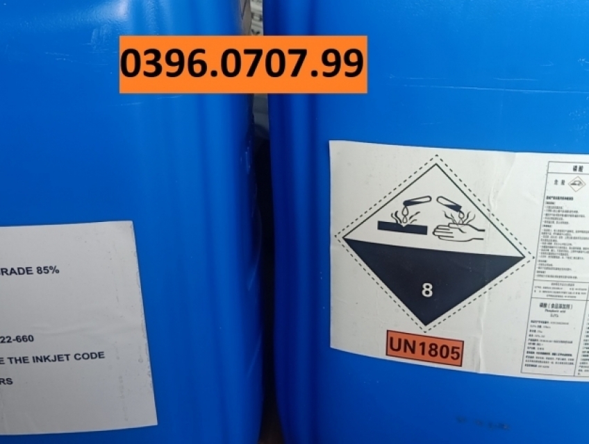 Phosphoric Acid H3PO4 85% - Food Grade China