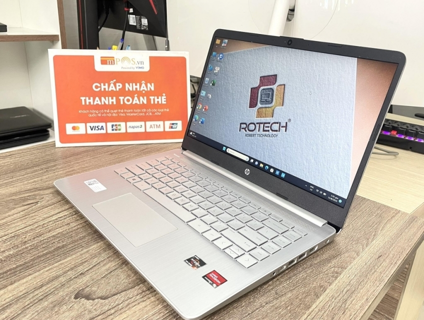 Hp 14s Ryzen 3-5300U Ram 4GB SSD 256GB Pin 4-5H