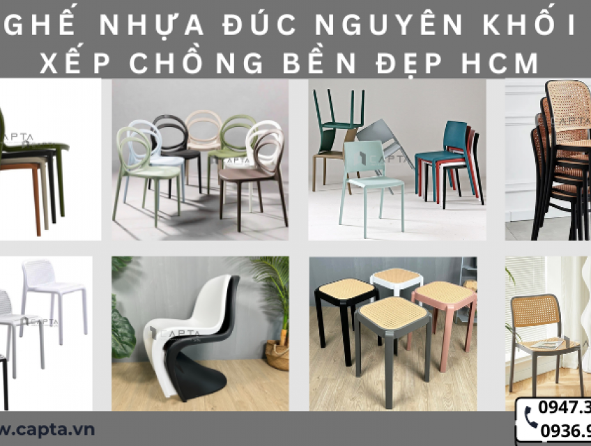 Ghế nhựa đúc nhập khẩu giá tốt chất lượng tại TpHCM