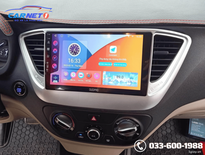 Lắp màn hình android cho ô tô tại Thanh Hóa | 033.600.1988