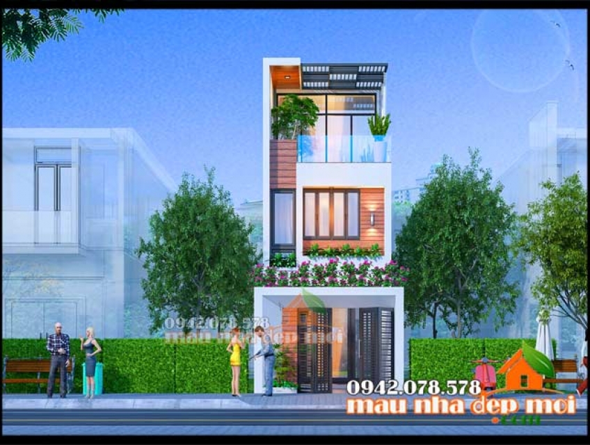 Nhà Phố 3 Tầng Ngang 4m - Thiết Kế, Xây Dựng và Trang Trí Nổi Bật