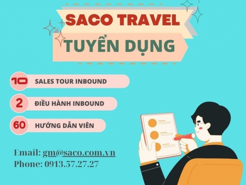 SACOTRAVEL tuyển dụng 2023