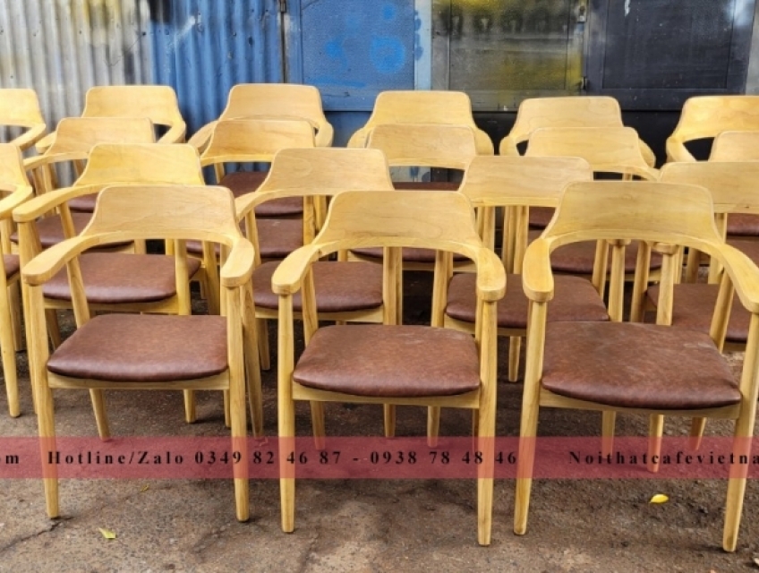 Ghế Hiroshima gỗ lưng tựa cao