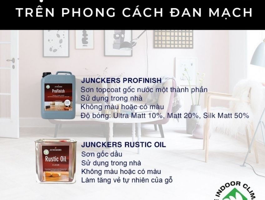 JUNCKERS RUSTIC COLOUR - SƠN BẢO VỆ GỖ TRONG NHÀ