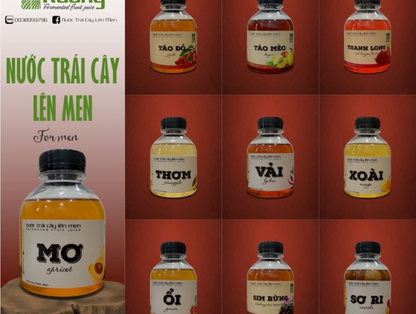 Nước Trái Cây Lên Men - dành cho quý ông - Chai 330ml 32-35%Vol