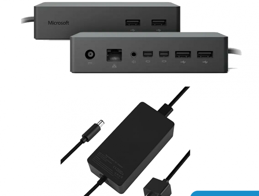 Dock zin Microsoft 1661 mở rộng cho các dòng laptop Surface