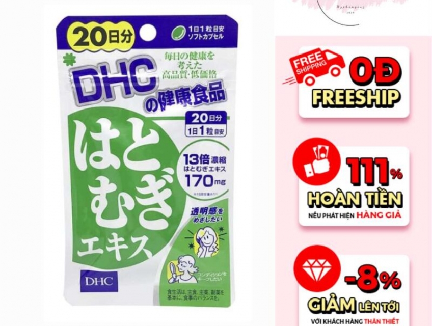 Cách Uống DHC Trắng Da và Vitamin C?