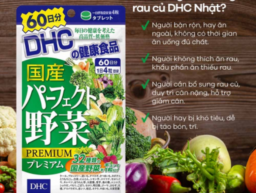 Viên Uống Rau Củ DHC Cho Trẻ Em Giải Pháp Tăng Cường Dinh Dưỡng