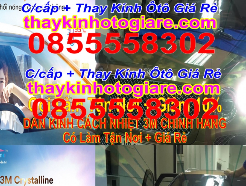 Thay kính xe tải, xe con các quận ở SG và lận cận