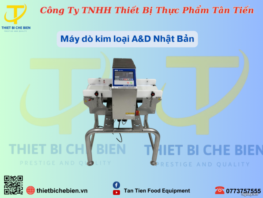 Máy dò kim loại dùng cho thực phẩm