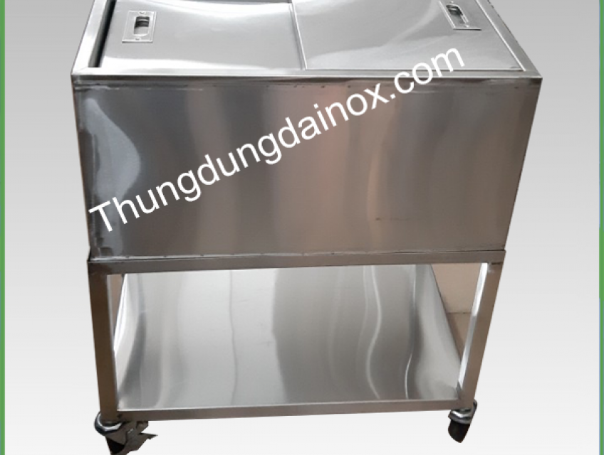 Thùng đá inox có chân
