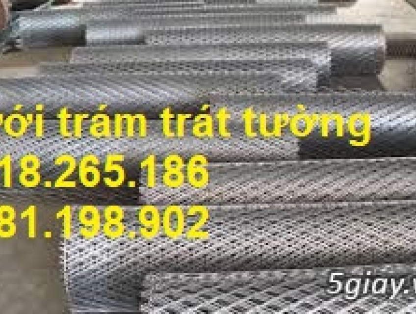Lưới trám trát tường mắt 6x12,15x30,20x40mm khổ 1mx10m,1,2mx10m