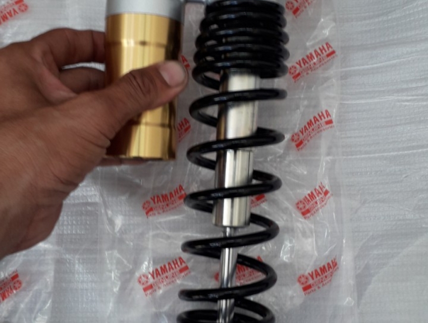 phuộc nvx bình dầu Thay Chân Nhôm CNC : Ab , Sh , Pcx ( Chiều Dài  cm