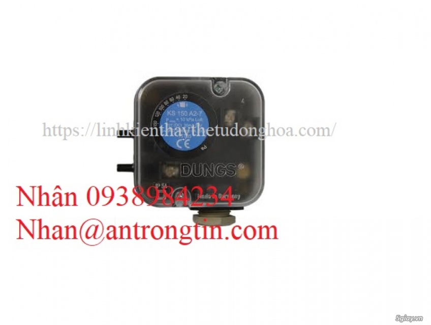 Đưa hiệu suất lên tầm cao mới với Công tắc áp suất Dungs KS 150 A2-7