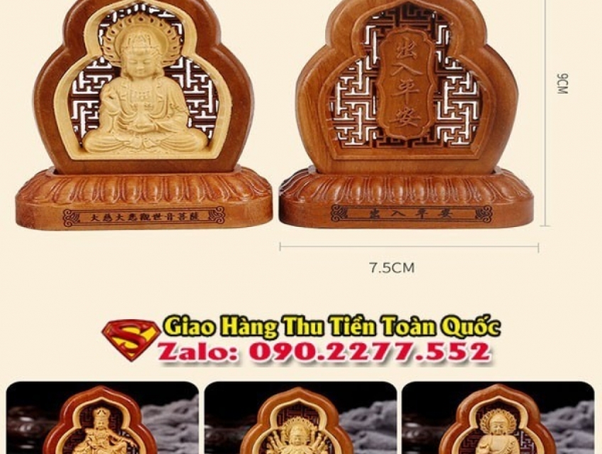 Tượng phật để xe ô tô: Vật phẩm phong thuỷ đem lại may mắn khi lái xe