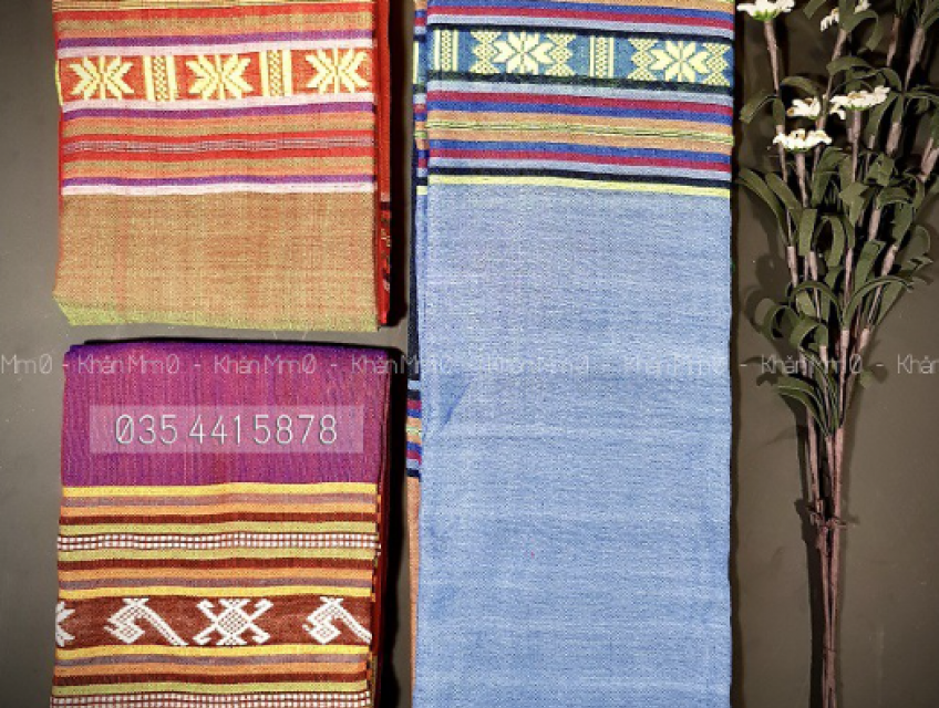 Vải thổ cẩm dân tộc họa tiết hoa cung tên mua ở đâu?