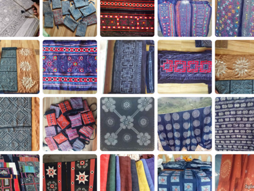 Vải thổ cẩm trang trí họa tiết con cua mua ở đâu?