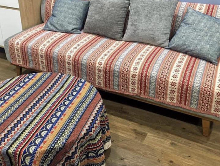 Vải thổ cẩm trang trí họa tiết cây san mua ở đâu?