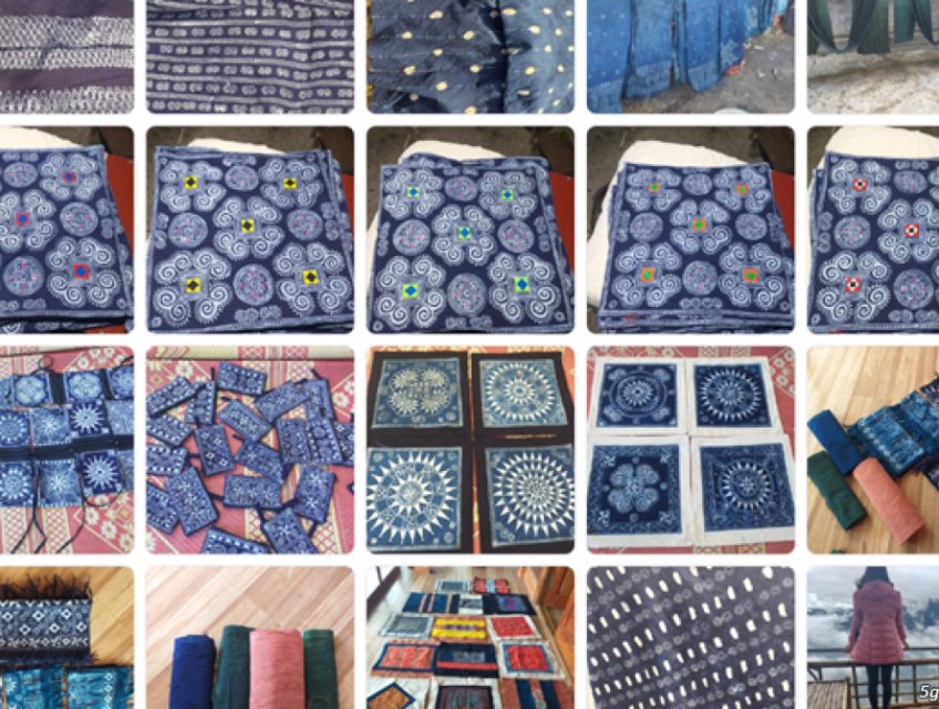 Vải thổ cẩm trang trí họa tiết ruột cóc mua ở đâu?