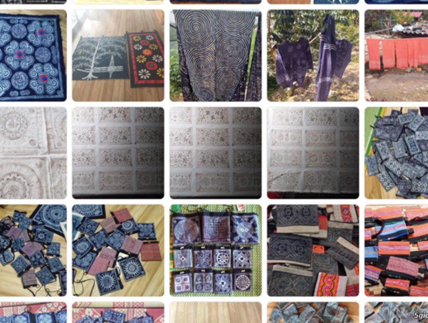 Vải hoa văn thổ cẩm Mông họa tiết con ốc mua ở đâu?