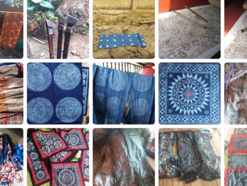 Vải thổ cẩm dân tộc Mông họa tiết cối đá xay ngô mua ở đâu?