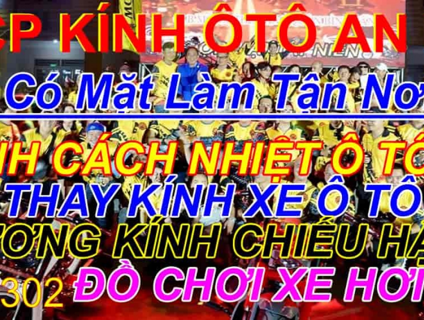 Thay Kính Ô tô Tận Nơi HCM