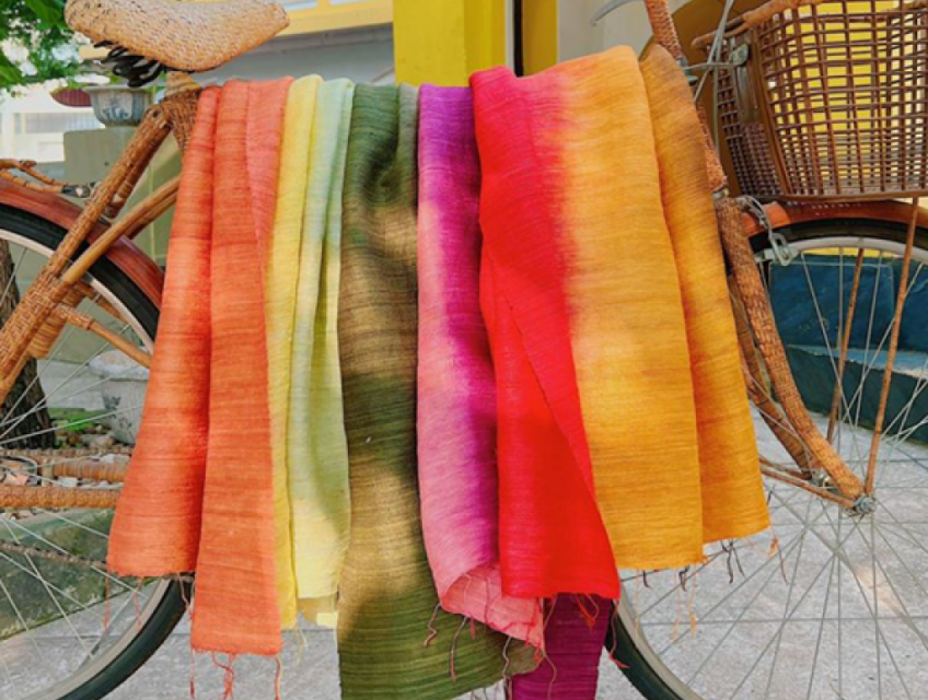 Quy trình sản xuất khăn đũi tơ tằm