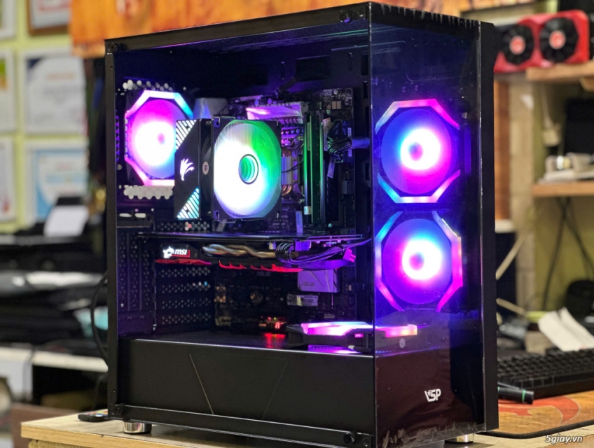 Thùng PC Đồ hoạ game Giả lập Xeon E5-2630 V4 Ram 32GB GTX 1060 6GB