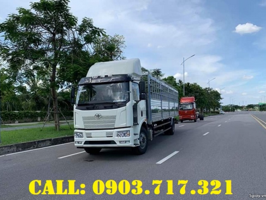 Bán xe tải Faw 7T9 thùng mui bạt dài 9m7 nhập khẩu 2024