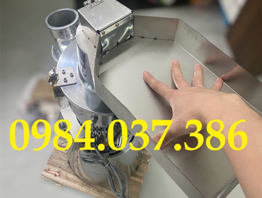 Máy nghiền dược liệu 6 búa đập siêu mịn AK55