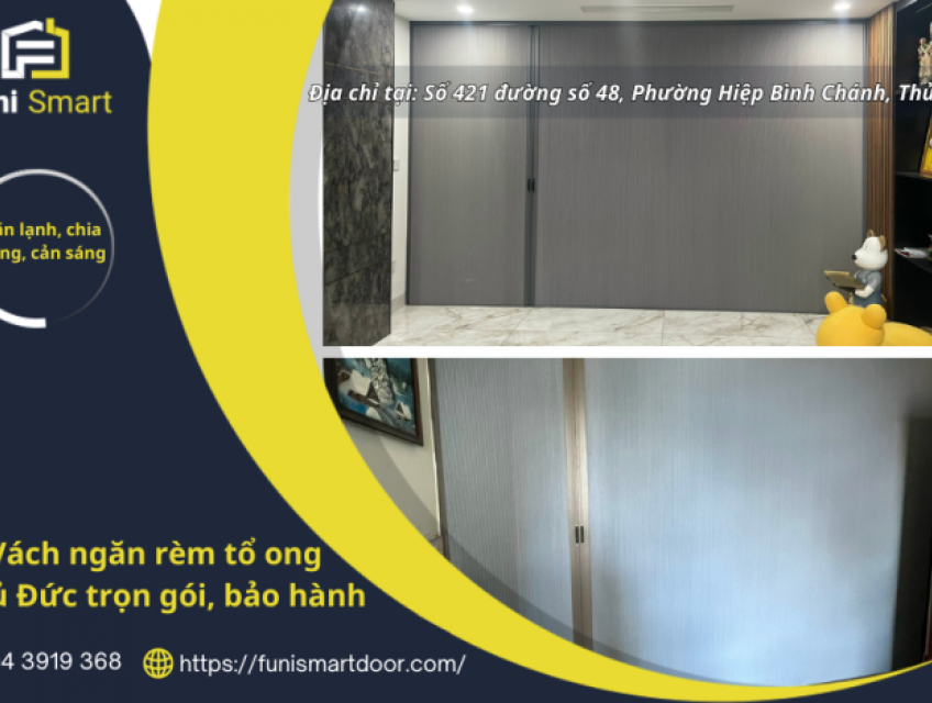 Thi công Rèm Tổ Ong Tại Thủ Đức Trọn Gói Giá Rẻ Có Bảo Hành