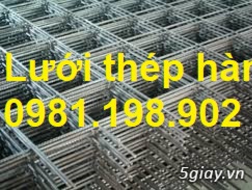 Lưới thép đổ sàn, đổ bê tông phi 4, phi 5, phi 6, phi 8,..